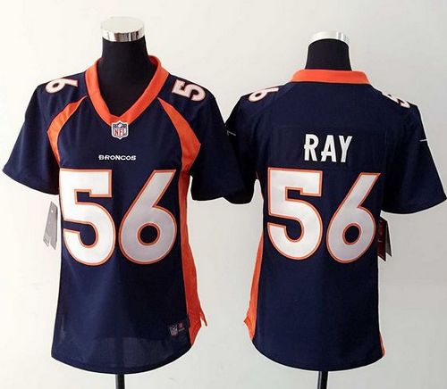 Nike Broncos #56 Shane Ray Blue Alternate Women's Stitched NFL New Elite Jersey